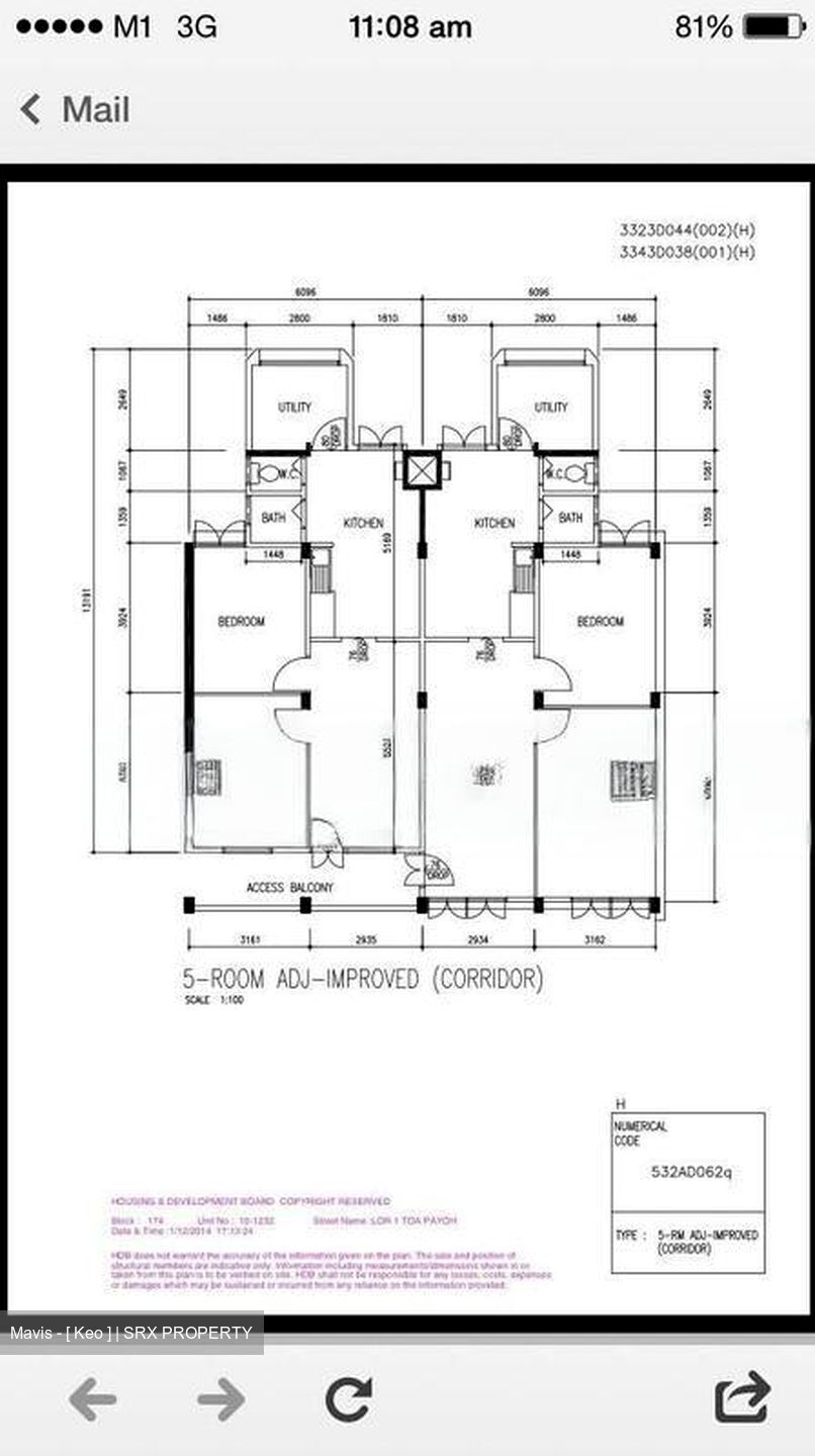 Blk 174 Lorong 1 Toa Payoh (Toa Payoh), HDB Executive #465643791